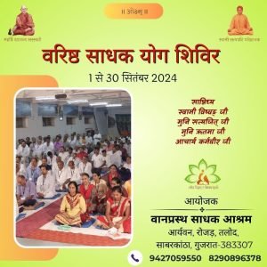 वरिष्ठ साधक योग शिविर