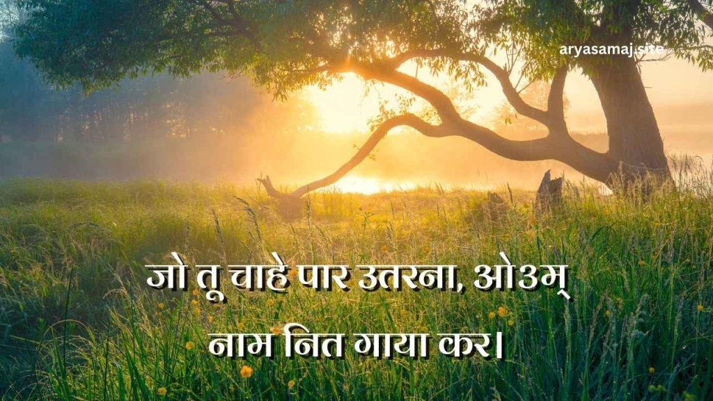 जो तू चाहे पार उतरना, ओ३म् नाम नित गाया कर।