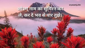 ओ३म् नाम का सुमिरन कर ले, कर दे भव से पार तुझे।
