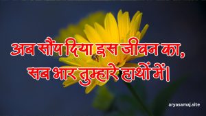 अब सौंप दिया इस जीवन का, सब भार तुम्हारे हाथों में।