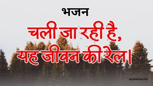 चली जा रही है, यह जीवन की रेल।