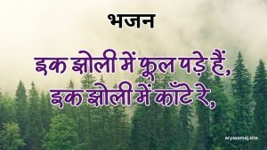 इक झोली में फूल पड़े हैं, इक झोली में काँटे रे इक झोली में फूल पड़े हैं, इक झोली में काँटे रे