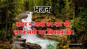 कदर न जानी नर-तन की