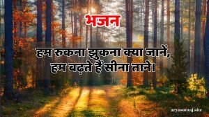 हम रुकना झुकना क्या जानें