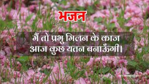 मैं तो प्रभु मिलन के काज