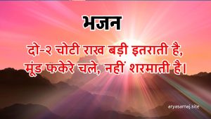 दो-२ चोटी राख बड़ी इतराती है