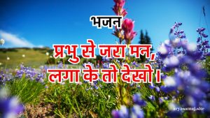 प्रभु से जरा मन,लगा के तो देखो।