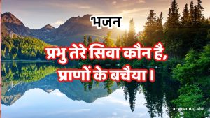 प्रभु तेरे सिवा कौन है