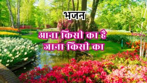 आना किसी का है जाना किसी का