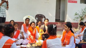 बलिया में चल रहे वैदिक वीरांगना चरित्र निर्माण शिविर का चतुर्थ दिवस संपन्न