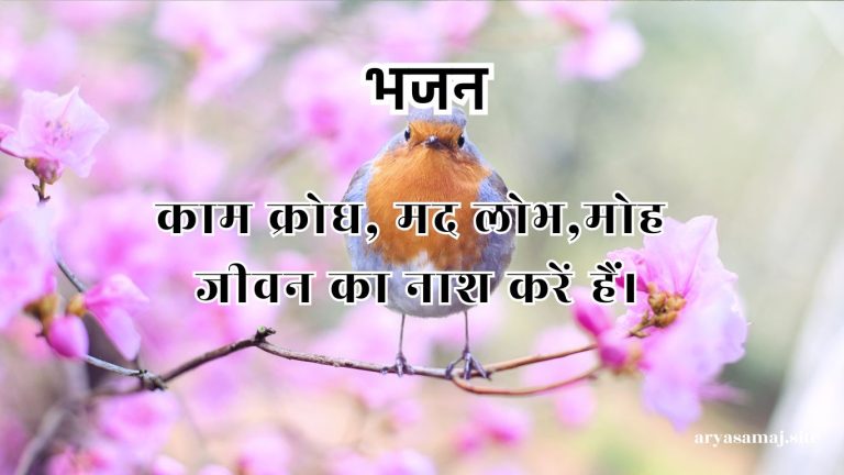 काम क्रोध, मद लोभ,मोह जीवन का नाश करें हैं।