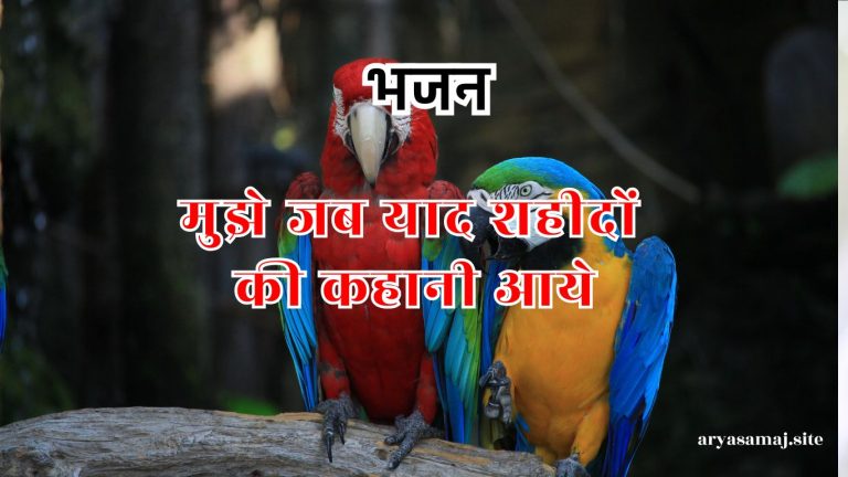 मुझे जब याद शहीदों की कहानी आये