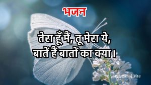 तेरा हूँ मैं, तू मेरा ये