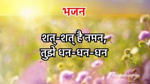 शत्-शत् है नमन,तुझे धन-धन-धन