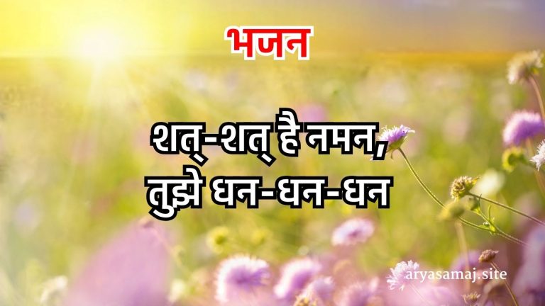 शत्-शत् है नमन,तुझे धन-धन-धन