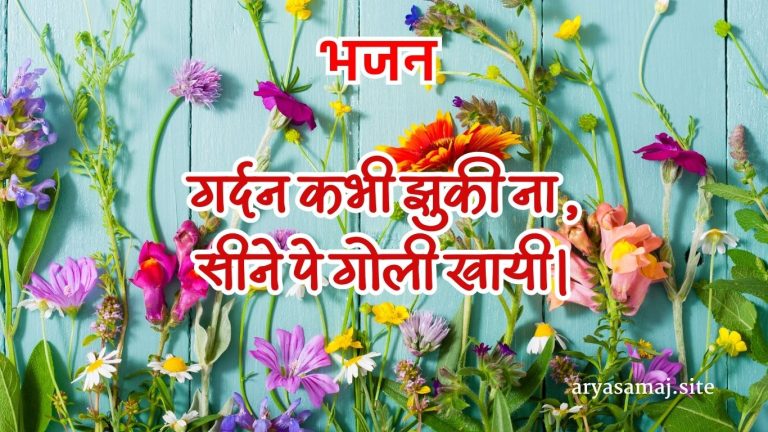 गर्दन कभी झुकी ना