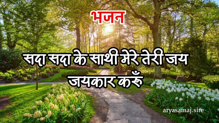 सदा सदा के साथी मेरे तेरी जय जयकार करूँ