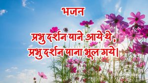 प्रभु दर्शन पाने आये थे