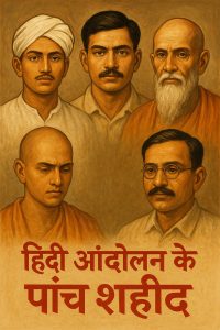 हिंदी आंदोलन के पाँच शहीद