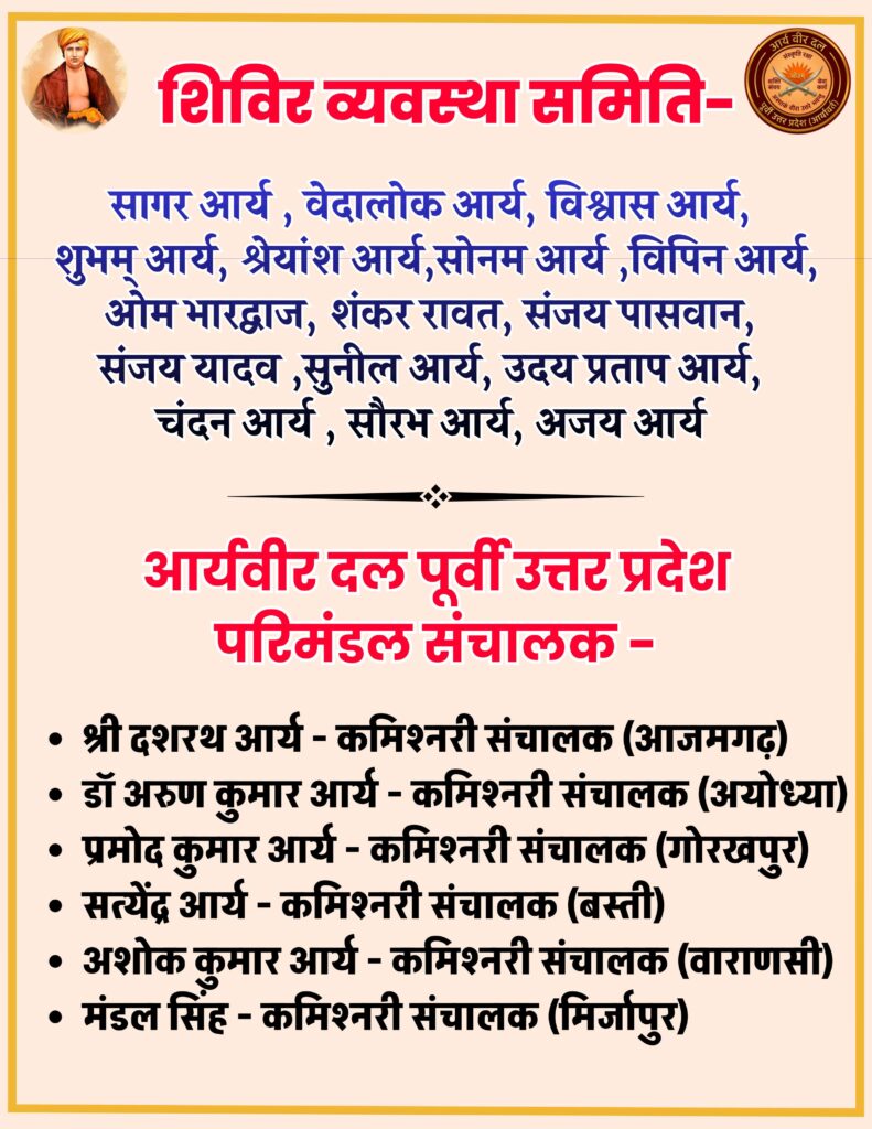 praanteey aary veer charitr nirmaan shivir : baliya, poorvee uttar pradesh 2026