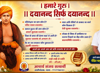 हमारे गुरु – “दयानन्द सिर्फ दयानन्द”