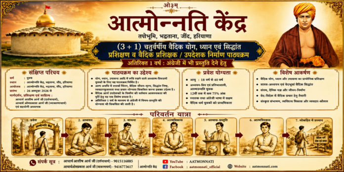 चतुर्वर्षीय वैदिक योग, ध्यान एवं सिद्धांत प्रशिक्षण : हरियाणा