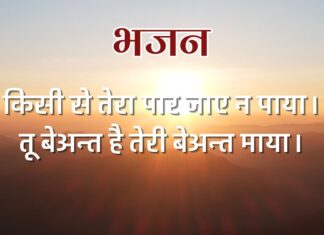 किसी से तेरा पार जाए न पाया।