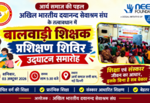 बालवाड़ी शिक्षक प्रशिक्षण शिविर : दिल्ली