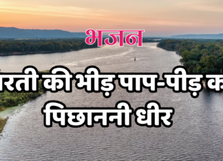 भारती की भीड़ पाप-पीड़ को पिछाननी धीर